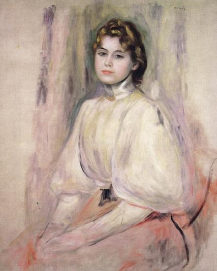 Pierre Renoir Young Woman Seated oil painting picture